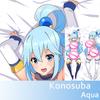 Konosuba God's Blessing on This Wonderful World Dakimakura, чехол, обнимающая наволочка для тела, подушка для косплея цвета морской волны