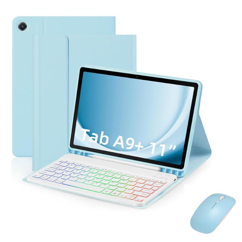 Чехол-клавиатура Bluetooth для планшета Samsung A9Plus10FE+ и испанская мышь-бар