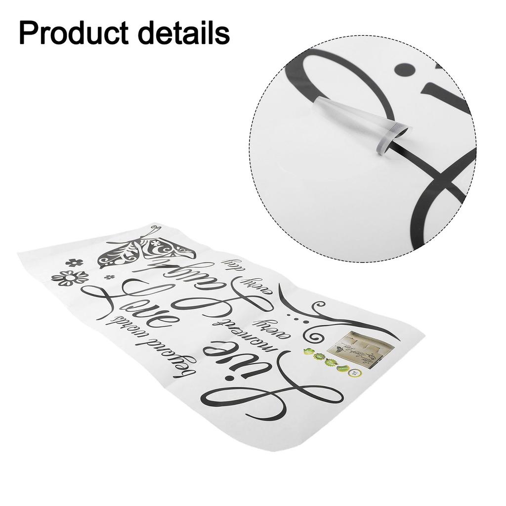 Quotes Wall sticker Butterfly Art Living Room Decal Home Live Laugh Love