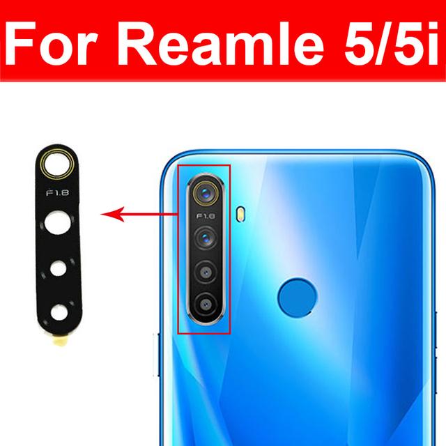 Стеклянный объектив задней камеры для Realme 8 Pro 6 7 3i 5i 6i 7i 1 2 3 5 5S 6s Global 5G Запасные части для заднего стеклянного объектива