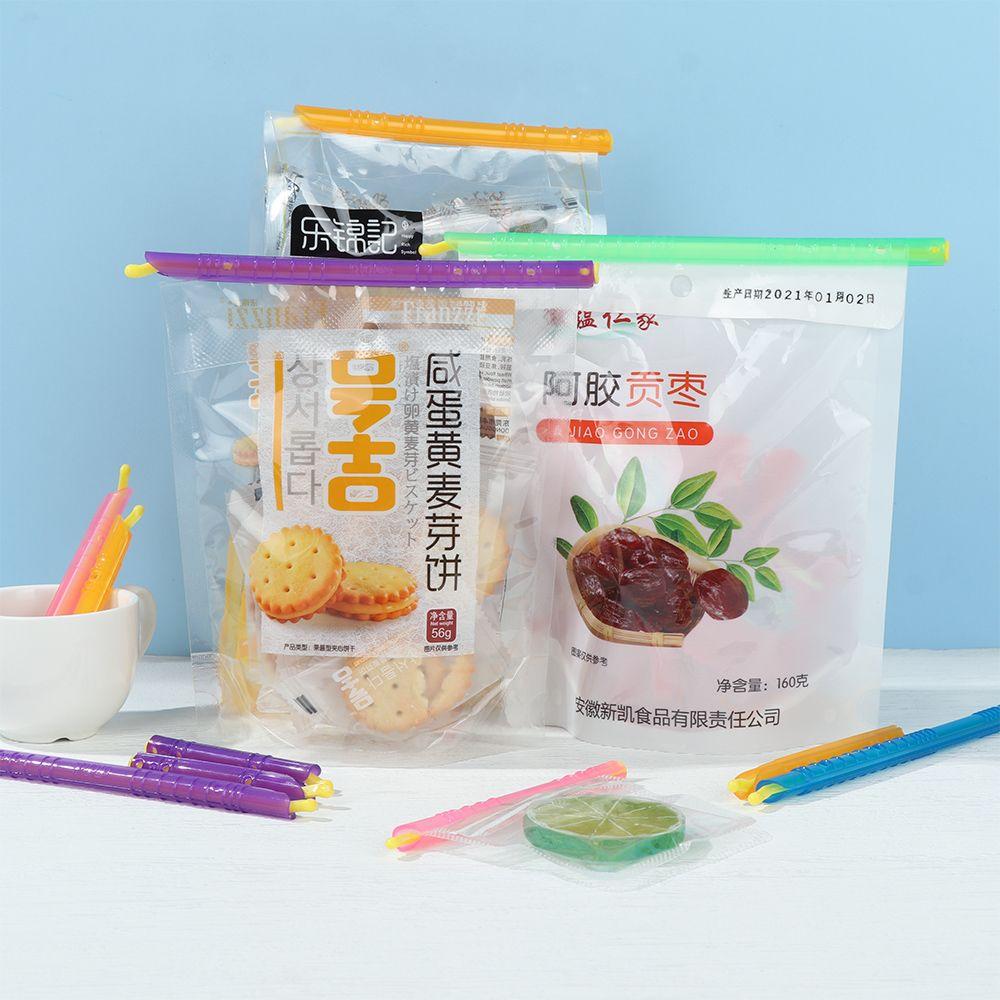 5PCS Reusable Practical Plastic Sealing Clip Fresh Lock Refrigeration Tool Magic Sealer Stick