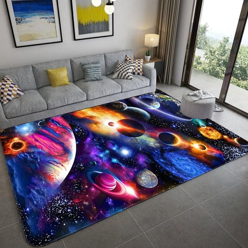 Floor Mat Carpet Living Room Large Size Polyester Soft Bedroom Rug for Children Boys Toilet Mat Doormat