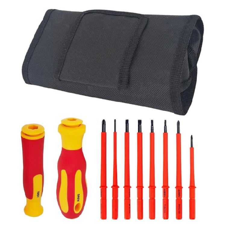 Insulated Screwdriver Set Strong Magnetic Adsorption Tip Easily Installation
