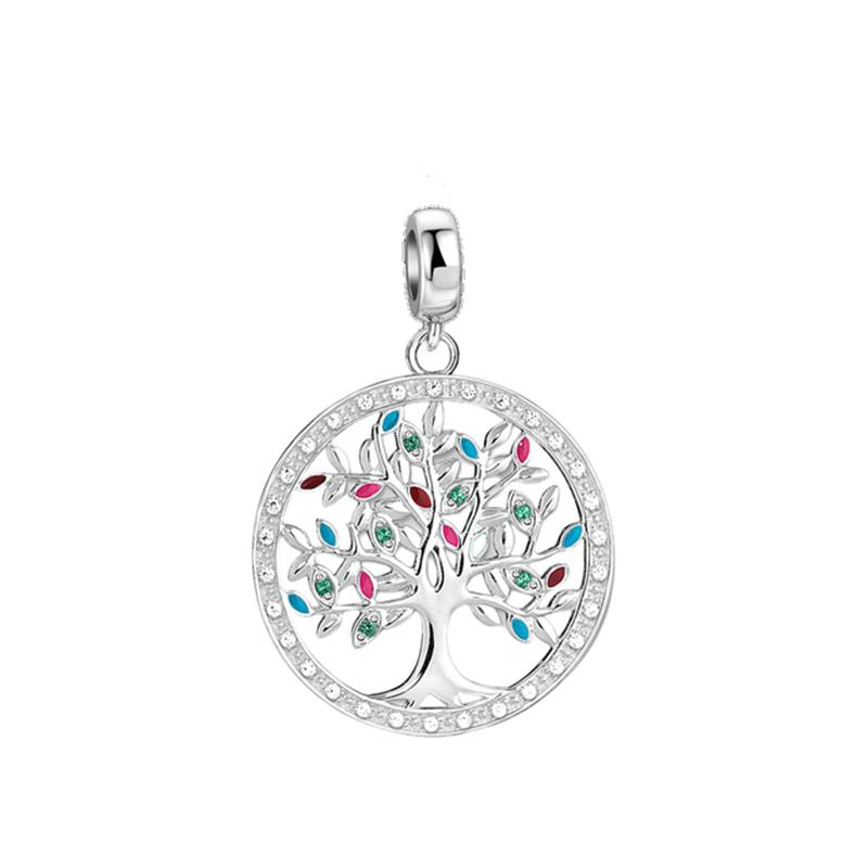 New 925 Silver Family Tree Automobile Angel Gift Box Charms Beads Fit Original Bracelet DIY Jewelry For Women Gift