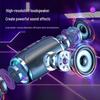 AI-Powered Portable Bluetooth Speaker with Color Light & Subwoofer for Indoor/Outdoor Use