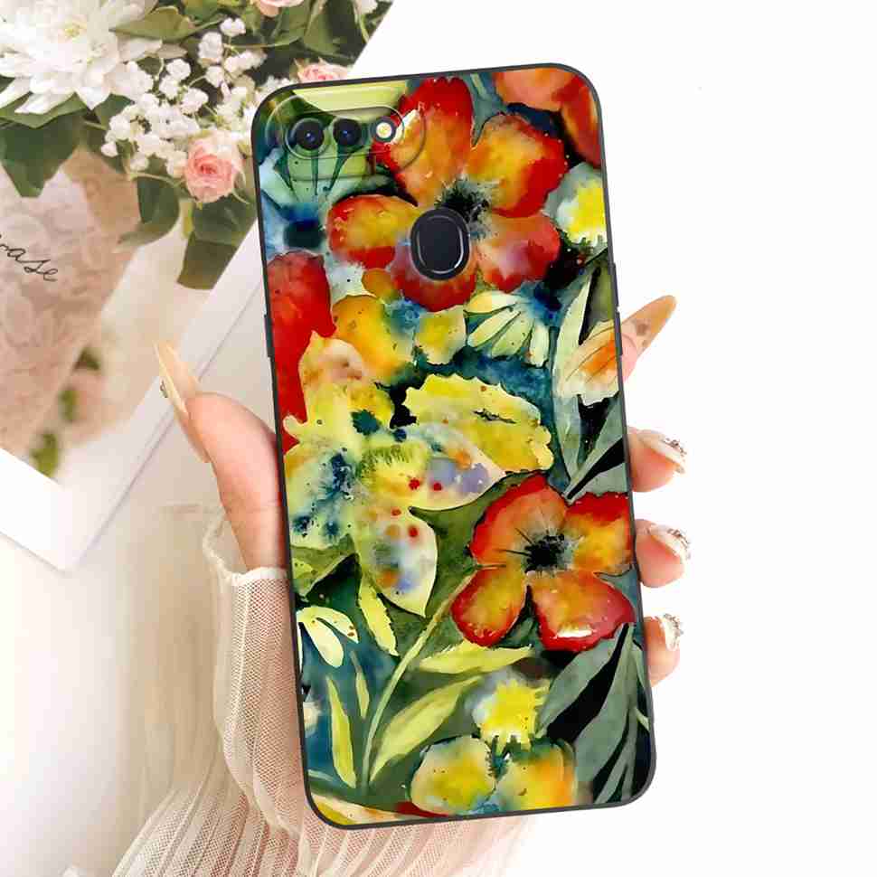 For Realme 2 RMX1805 Casing Colorful Pop Print Soft Slim Back Cover For Realme2 realme 2 RMX1809 6.2" Phone Cases Bumper Capa