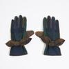 BIMBA Y LOLA Blue Check Pattern Ribbon Gloves B246AIG002BLB