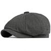Ht4022 Berets 2022 Octagonal Newsboy Cap Men Women 100 %Cotton Beret Hat Spring Summer Male Female Beret Cap Hats For Men Women 