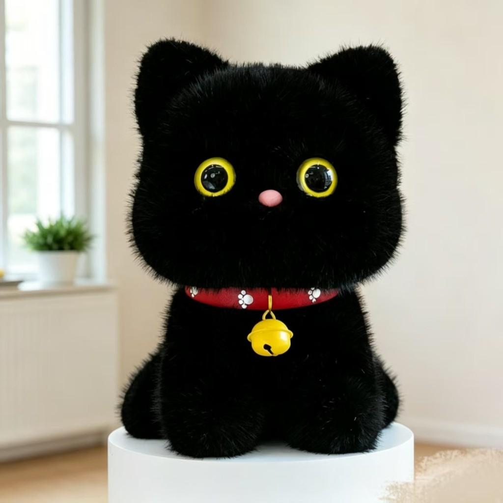 Короткий плюшевый сиамский кот, игрушка-плюш для детей, девочки, мальчика, подарок, коллекционное издание