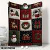 Extra Large Christmas Plaid Flannel Blanket Soft Bedspread/Throw Red Green White Black Navy For Bed Sofa Machine Washable