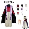 Demon Slayer Cosplay Doma Douma Cosplay Costume Wig Fan Sets Kimetsu No Yaiba Outfit Halloween Anime Douma Kimono for Men Women