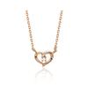 New Four Heart Silver Necklace Tnssvp07850S