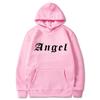 Women Hoodie Pocket Long Sleeve Oversize Angel Printing Women Sweatshirt Autumn Winter Loose Hoodies Letter Styles Hooded