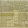 Imperial Japanese Navy Series 42 Japanese Navy Aircraft Carrier Katsuragi Full Haruha Model Etching Plastic Model 1/700 No. EX-1 (with Parts)