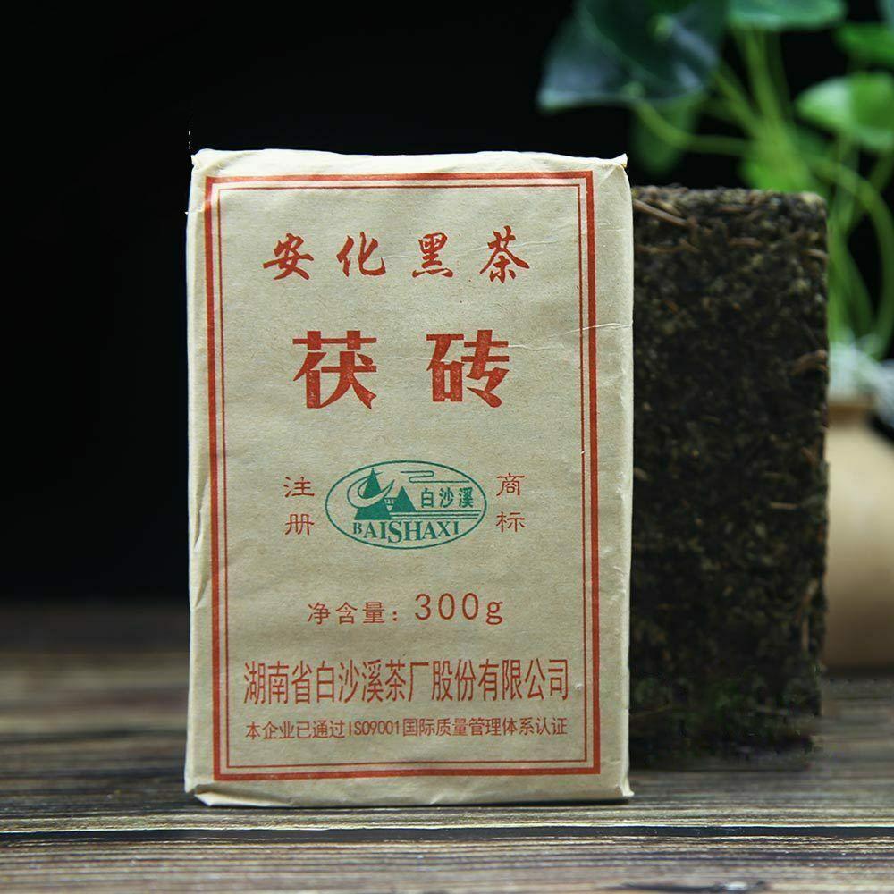 Откройте для себя очарование 300 г темного чая Anhua Baishaxi Golden Flower Fu Brick