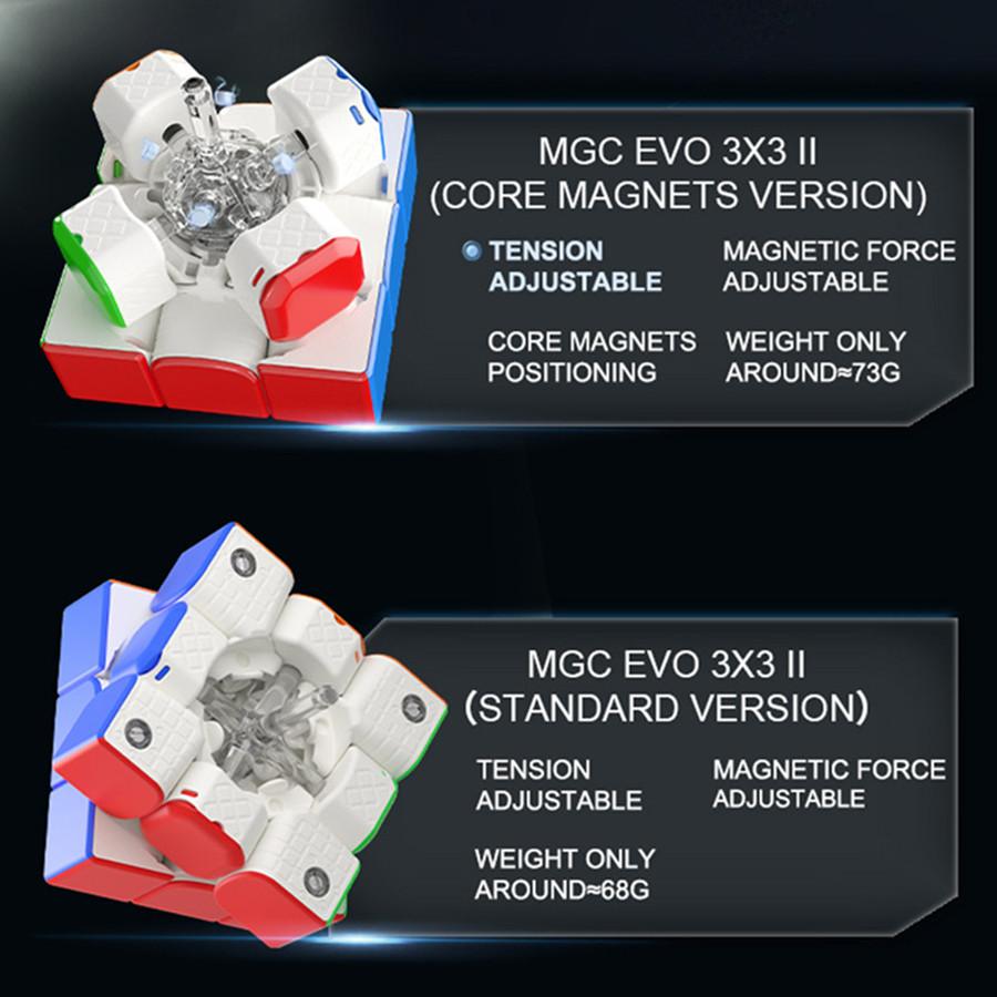 YJ MGC EVO V2 3x3 магниты с сердечником/стандартная версия профессиональная магнитная волшебная скоростная игрушка-куб 3x3x3 Cubo Magico Educationa Toys