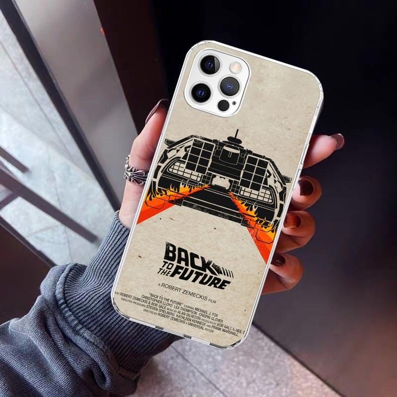 Back To The Future TV Phone Case For iPhone 17 Air 11 13 Mini 14 15 Plus 16 12 Pro Max 16E SE 7 8 Pattern Soft TPU Back Cover  1