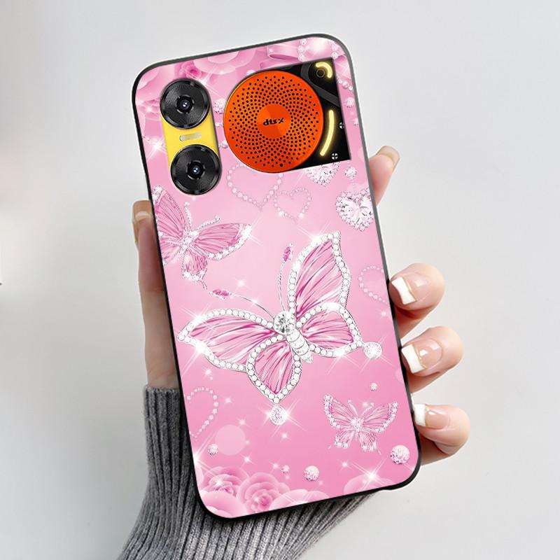Чехол для печати для ZTE Nubia Music 2 Music2 Мягкий силиконовый черный корпус для ZTE Nubia Music Z2353 Чехол Милый Цветочный Мультяшный Корпус