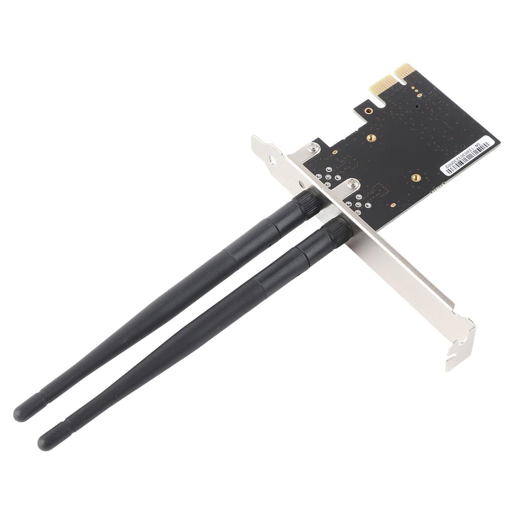 Mini PCI‑E to PCI‑E Card Adapter with 2 Antennas for Half Size PCI Express Wireless Card