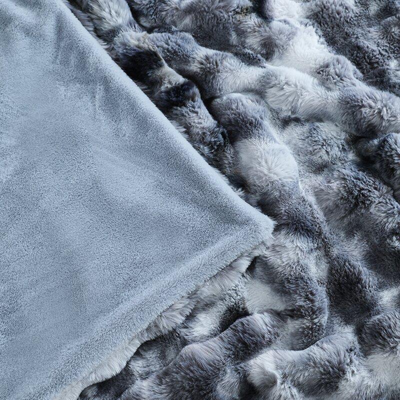 Толстый и Теплый Современный Плед Осень и Зима Пузырьковый Бархат Плед из Кроличьего Меха Плюшевое Покрывало для Дивана Наволочка Мягкая и Удобная Простыня
