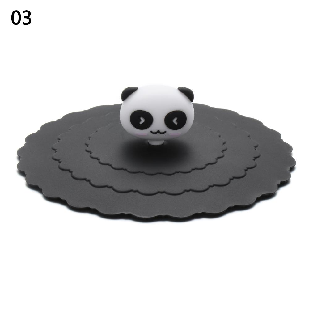 Симпатичный колпачок, многоразовый, пылезащитный, силиконовый чехол для чашки, герметичный чехол на присоске