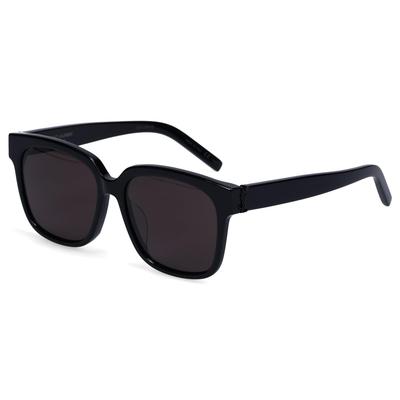 Солнцезащитные очки SAINT LAURENT Asian SLM40F 001, Черные, Унисекс, Посадка,