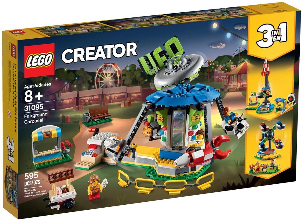 LEGO Парк развлечений Creator Space Ride 31095 Игрушка-блок для девочек и мальчиков