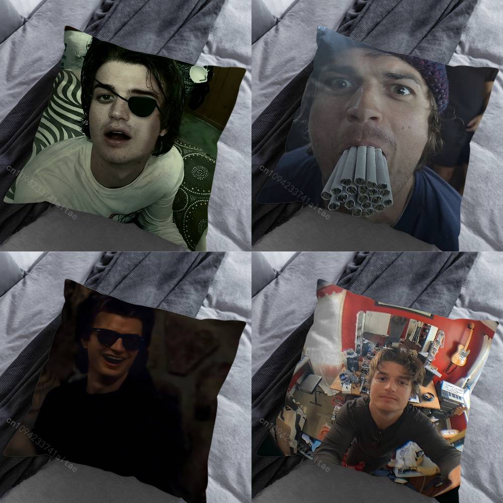 Actor JJoe KKeery Singer Pillowcase for Sofa Room Office Decor Printing Merchandise AllMatch Cushion Cover
