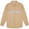 Новая футболка MLB SS24 Унисекс Бежевый Желтый 3AWSV0141-43BGS