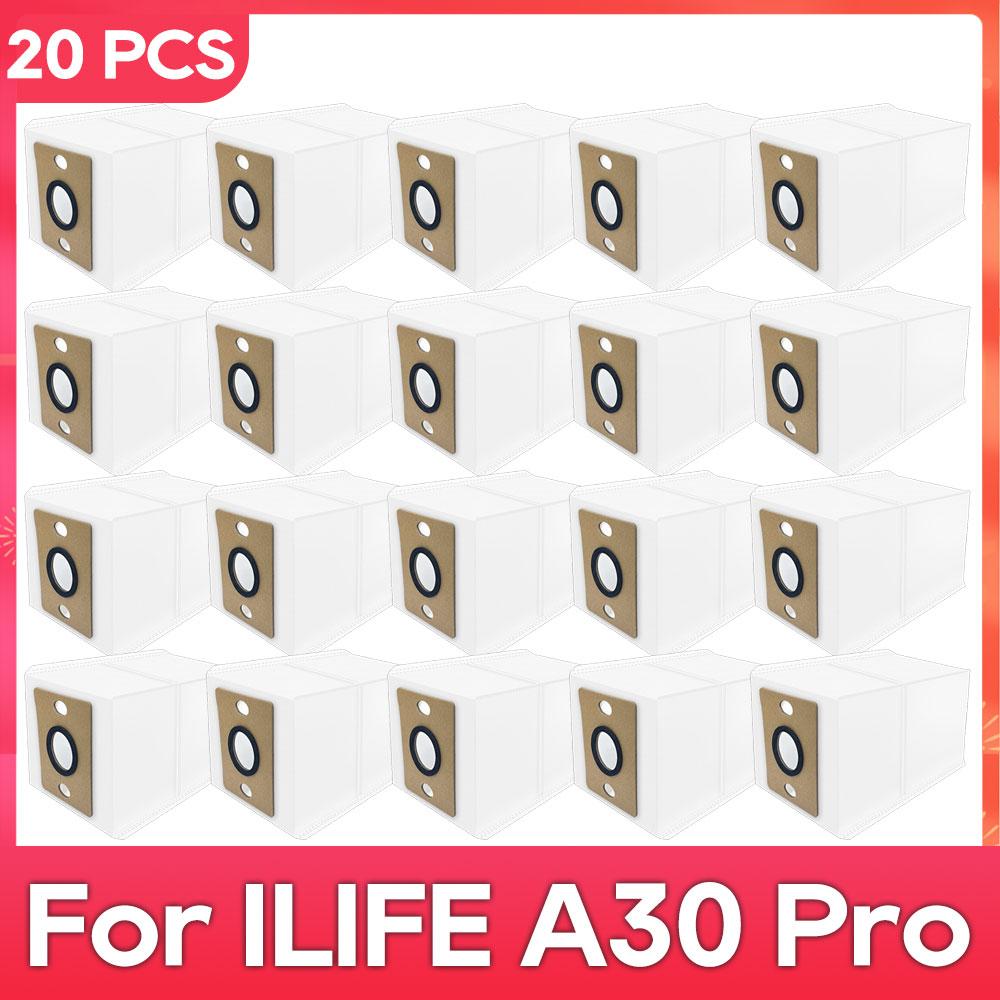 Подходит для ( iLife A30 Pro ) Основные боковые щетки, фильтры, тряпки, мешки для пыли, запчасти, аксессуары, комплект для робота-пылесоса