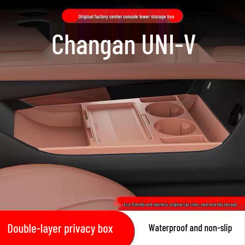 "Держатель для очков на центральной консоли Changan UNI-V: Подходит для 25 моделей, Индивидуальный аксессуар для автомобиля.