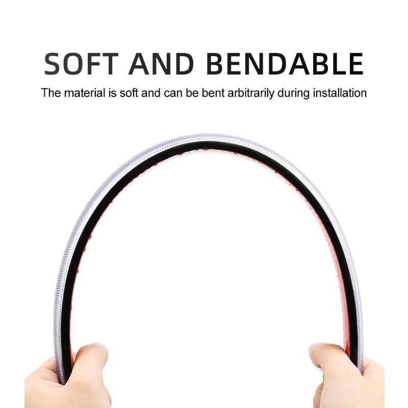 2x Автомобильные светодиодные дневные ходовые огни DRL Flow Yellow Turn Signal White Водонепроницаемые полосы фар последовательного света Универсальные