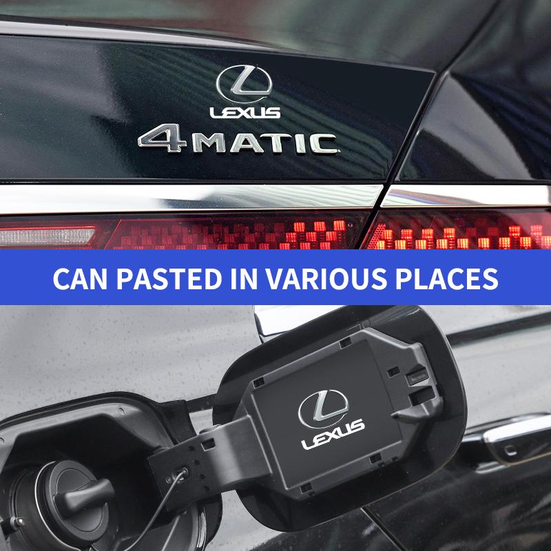 Car Emblem Logo Decorative Stickers Badge Decal Interior Styling for Lexus ES300 RX330 RX300 GS300 IS250 IS200 CT200h NX RX AEL1