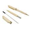 Wood Ballpoint Pen Set With Pencil Case Ergonomic Grip Wood Signing Pen with Metal Pen Clip For Professional Collectors