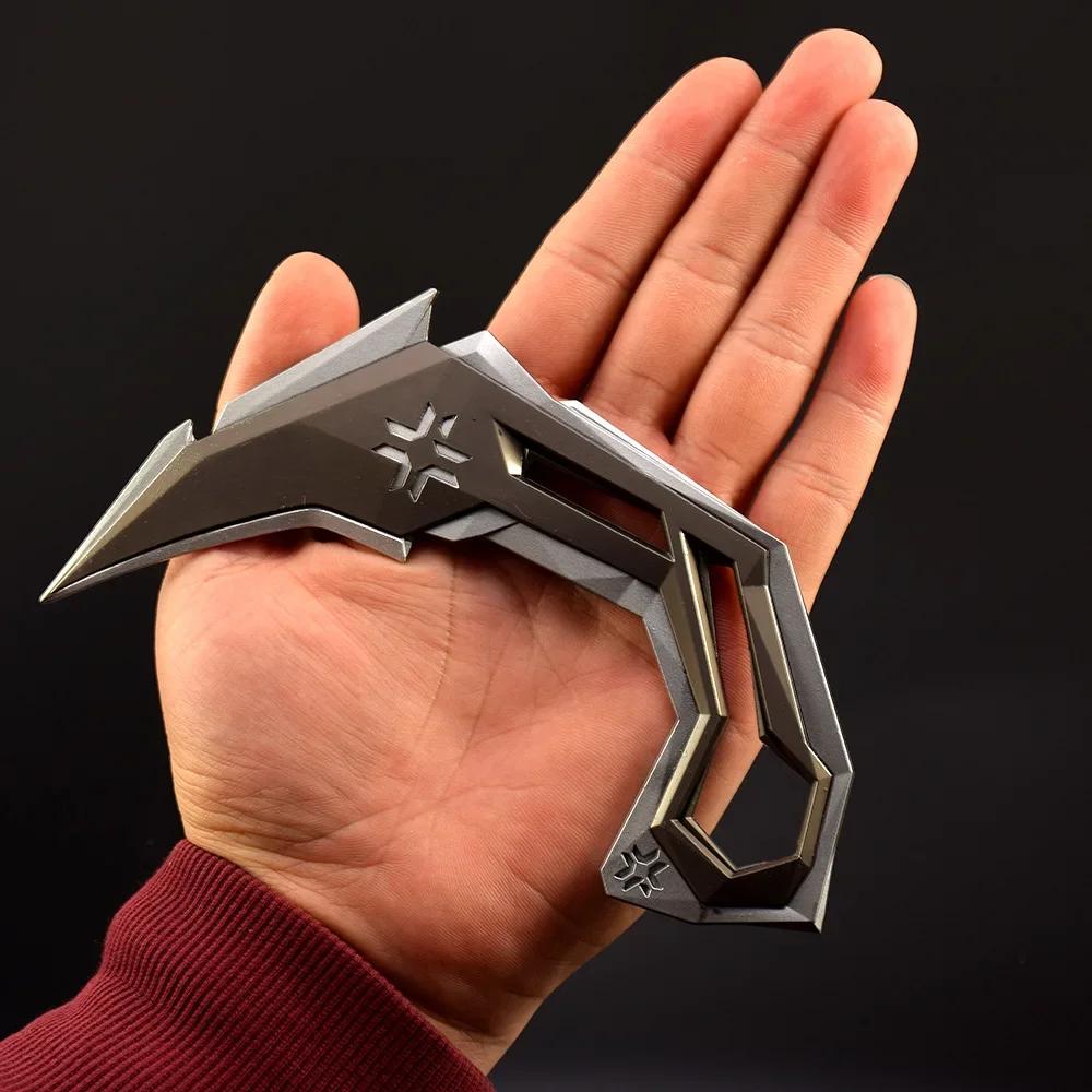 15CM Valorant Game Peripherals VCT Claw Knife Full Metal Craft Weapon Model Collectible Desk Ornaments Birthday Gift for Boy Toy