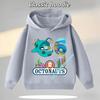 Octonauts 1-8-year-old Hooded Sweatshirt for Boys, Girls' Casual Top with Digital Cartoon Print, Long Sleeve for Autumn/Winter