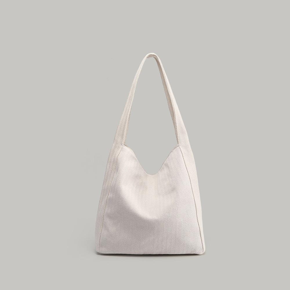 Korean-style ins large-capacity casual fashion simple tote bag for daily leisure, versatile for work and commuting, single-shoulder tote bag