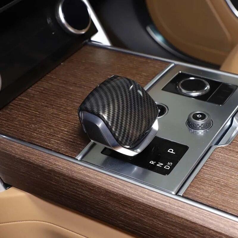 ABS углеродное волокно для Land Rover Range Rover Vogue L460 2023, автомобильная ручка переключения передач, накладка, наклейка, аксессуары