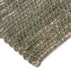 Tapis salon artisanal en jute coton chenille vert rouillé 120x170