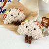 Sandwich Sweet Plush Doll Cute Taco Design Keychain Made With High Quality Cotton Pp