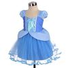 Костюм принцессы на день рождения, нарядная вечеринка на Хэллоуин, для девочек, наряд с аксессуарами, размер месяцев, синий, 70 [Dressy Daisy] 3-6
