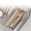 Stainless Steel Cutlery Drying Rack Large Capacity Cutlery Storage Basket  for Kitchen