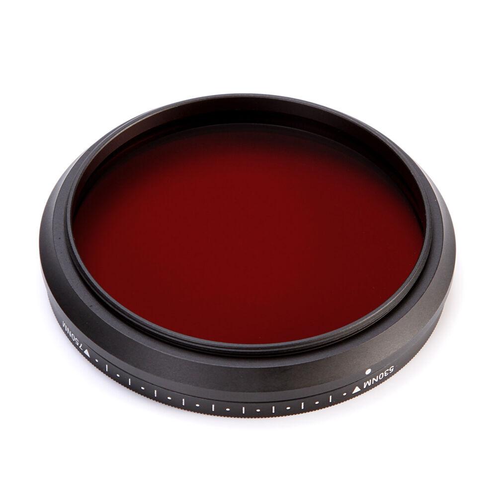 FOTGA Adjustable IR Lens Filter Pass Infra-Red 530nm to 750nm 590nm 680nm 720nm 6