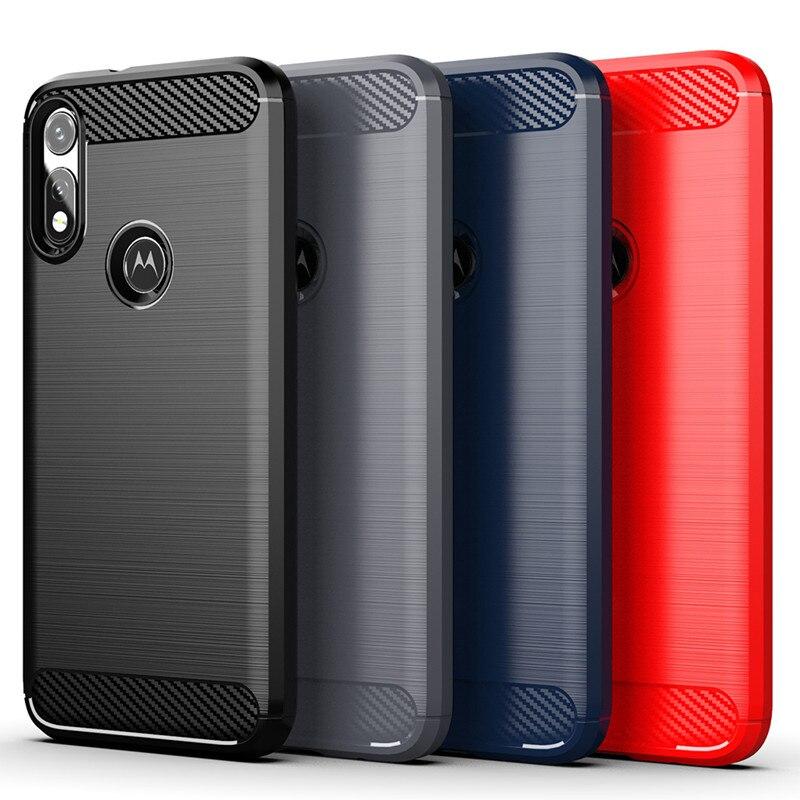 Силиконовый чехол для Motorola MOTO E 2020, противоударный чехол для moto e 2020, чехлы для телефонов, чехол из углеродного волокна, чехол Fundas