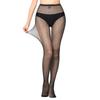 [LittleForBig] Mesh Net Stockings [Jacquard Panties] High-Waisted Stockings with Polka Dot Pattern, Black