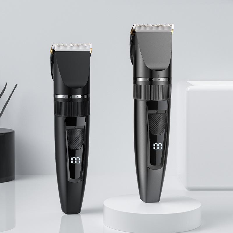 High-Power Electric Hair Clipper for Salons and Home Use - Ideal for Shaving and Hair Carving.
