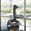 Vintage Candle Holder 3D Coiled Snake Resin Candle Holder Table Decor Snake Candle Holder for Bedroom Living Room