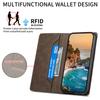 Для Realme 14 Pro+ 5G Чехол-кошелек Блокировка RFID Кожаный чехол для телефона из ПУ
