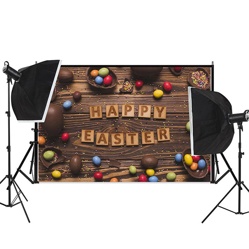 Пасхальная тема Фон Ткань Яйцо Кролик Фон Фотография Фотографическая вечеринка Декор Фон Фотостудия