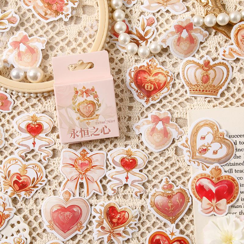 46 pcs Kawaii Cartoon Mini Stickers Creativity Decorative collage Adhesive Diy Diary Album Scrapbooking material